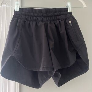 lululemon running shorts 4” black